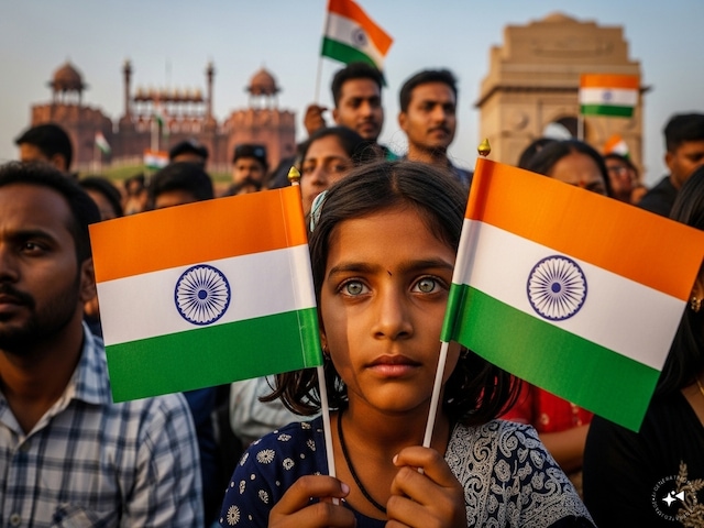 What is the difference between Independence Day and Republic Day? The flag is also different