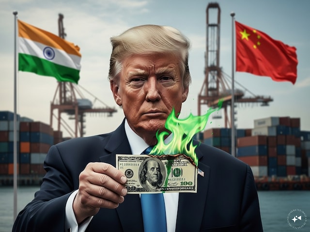 Trump should also know the result of imposing tariffs on India, got engulfed in your own country Trump should also know the result of imposing tariffs on India, got engulfed in your own country