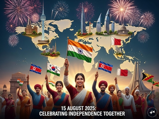 Not only India, these 5 countries also celebrate Independence Day on August 15, know the story Not only India, these 5 countries also celebrate Independence Day on August 15, know the story