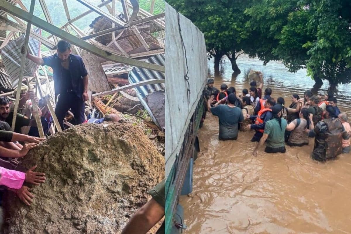 बस चीख सुनाई दी वैष्णो देवी रूट पर तबाही की आपबीती NDRF की 17 टीमें तैनात