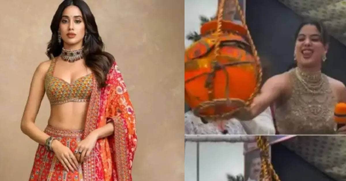 Jahnavi Kapoor’s Dahi Handi Video viral, given a befitting reply to trolls