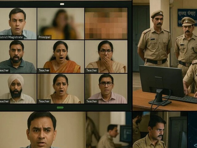 मीटिंग थी एजुकेशन में चेंज क्या लाए, चलने लगा पोर्न वीडियो, DM साहब कुछ समझ...