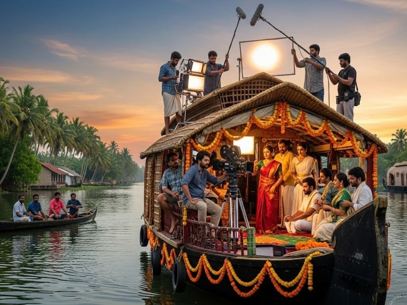 Kumarakom and Backwater: Kumarakom, situated on the banks of Lake Webnad, is famous for its cool backwater and houseboat in the whole world. The rivers and lakes here will give you a different experience. If you want to experience backwater, then definitely go. Film Caravan has been shot here. (Image-ai) Kumarakom and Backwater: Kumarakom, situated on the banks of Lake Webnad, is famous for its cool backwater and houseboat in the whole world. The rivers and lakes here will give you a different experience. If you want to experience backwater, then definitely go. Film Caravan has been shot here. (Image-ai)