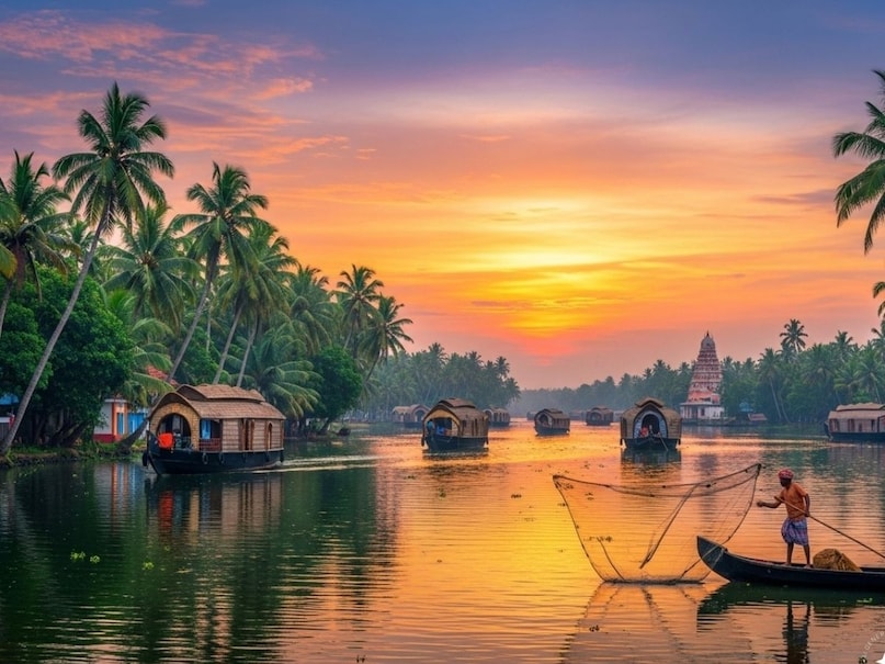 Specialty of Kerala: Kerala is called God's Own Country, because every beauty of nature is seen here. Sea, waterfalls, mountains, lakes, backwater and wildlife century are everything here. This is the reason that shooting is done here often and these places are also unmatched in terms of walking. (Image-ai) Specialty of Kerala: Kerala is called God's Own Country, because every beauty of nature is seen here. Sea, waterfalls, mountains, lakes, backwater and wildlife century are everything here. This is the reason that shooting is done here often and these places are also unmatched in terms of walking. (Image-ai)