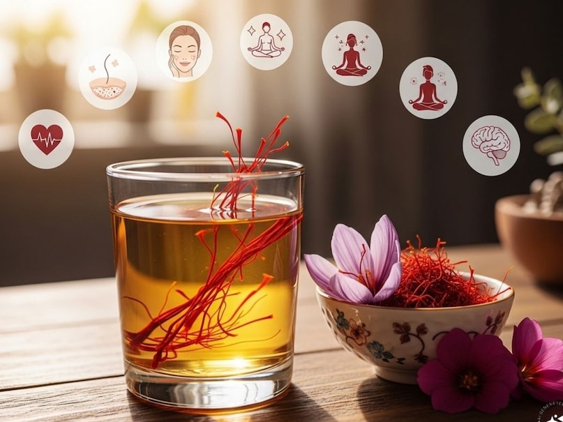 Many women are often worried about hormone imbalance, so saffron water can help them. Symptoms of PMS can also be reduced by its use. (Image-ai) Many women are often worried about hormone imbalance, so saffron water can help them. Symptoms of PMS can also be reduced by its use. (Image-ai)