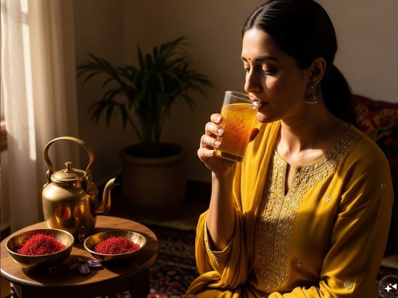 Many people are addicted to caffeine and they consume tea or coffee in the morning. Saffron water works much better than tea and coffee to improve your daily routine. (Image-ai) Many people are addicted to caffeine and they consume tea or coffee in the morning. Saffron water works much better than tea and coffee to improve your daily routine. (Image-ai)