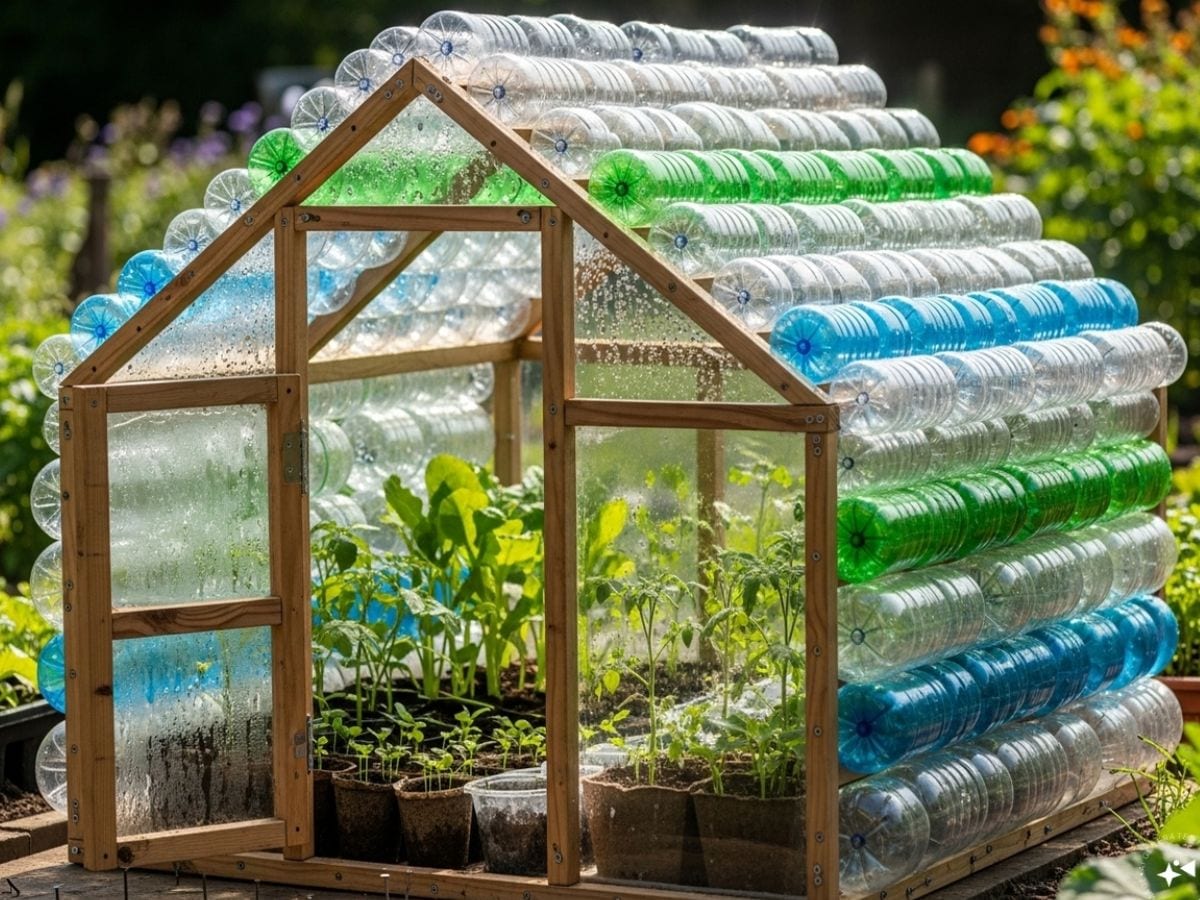 How to create a mini greenhouse with plastic bottles? 99% of horticulture enthusiasts question, remove confusion here 2