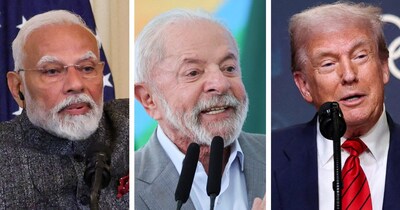 ब्राजील के राष्ट्रपति ने ट्रंप पर साधा निशाना.