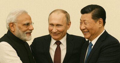 मोदी - पुतिन - जिनपिंग.