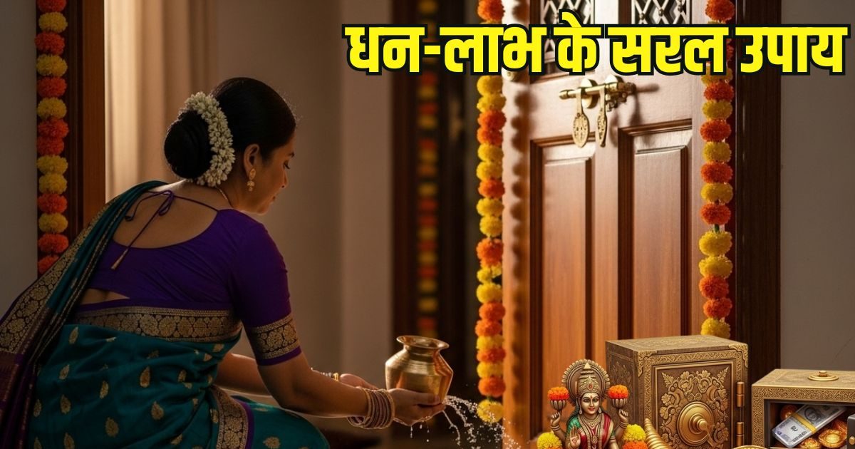 पैसा चुंबक की तरह खिंचा आएगा! दुर्भाग्य हो जाएगा दूर, बस 2 चीजों को पानी में मिलाकर घर के दरवाजे पर छिड़कें