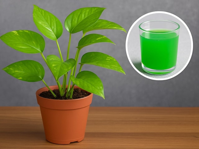 Drying money plant? Just add this special green solution, leaves will be green in 2 days Drying money plant? Just add this special green solution, leaves will be green in 2 days