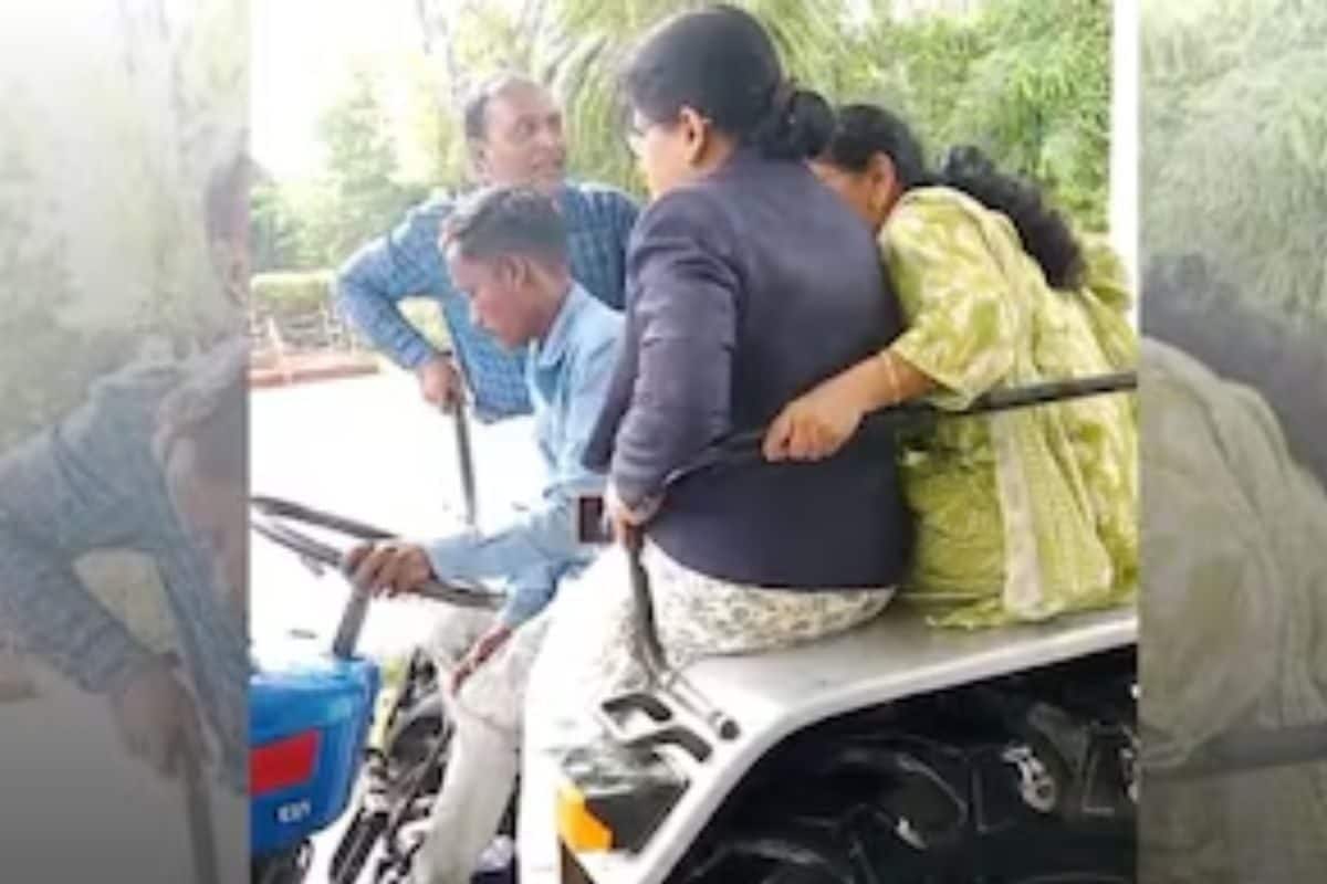 बारिश में थमी जिंदगी, लेकिन जज साहिबा ने ट्रैक्टर को बनाया ‘न्याय की सवारी’