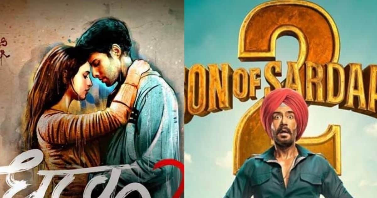 Dhadak 2 and Son of Sardar 2 Live review: Competition with the comedy-action of love story, who will be heavy on whom?