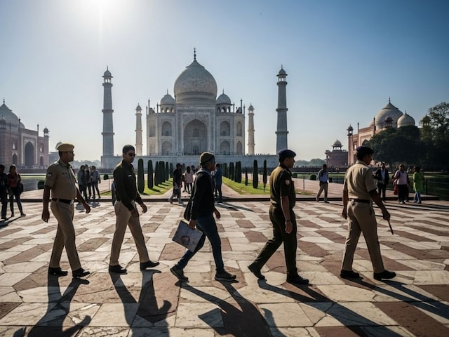 खास बैग वाला शख्स, जिसे लेकर ताजमहल में घूम रही थी CISF, साए की तरह रही साथ खास बैग वाला शख्स, जिसे लेकर ताजमहल में घूम रही थी CISF, साए की तरह रही साथ