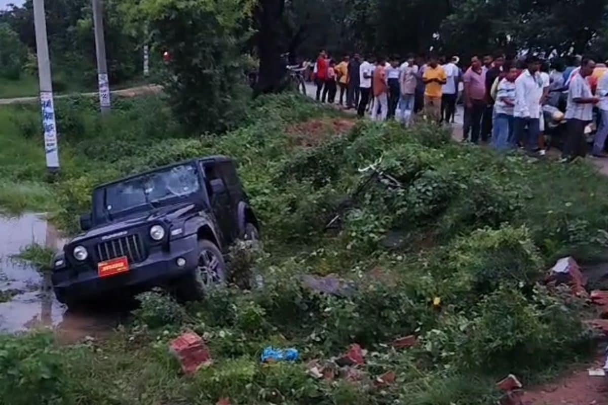 रोहतास में थार ने चार लोगों को कुचला, टक्कर के बाद कई फीट ऊपर उछली महिला