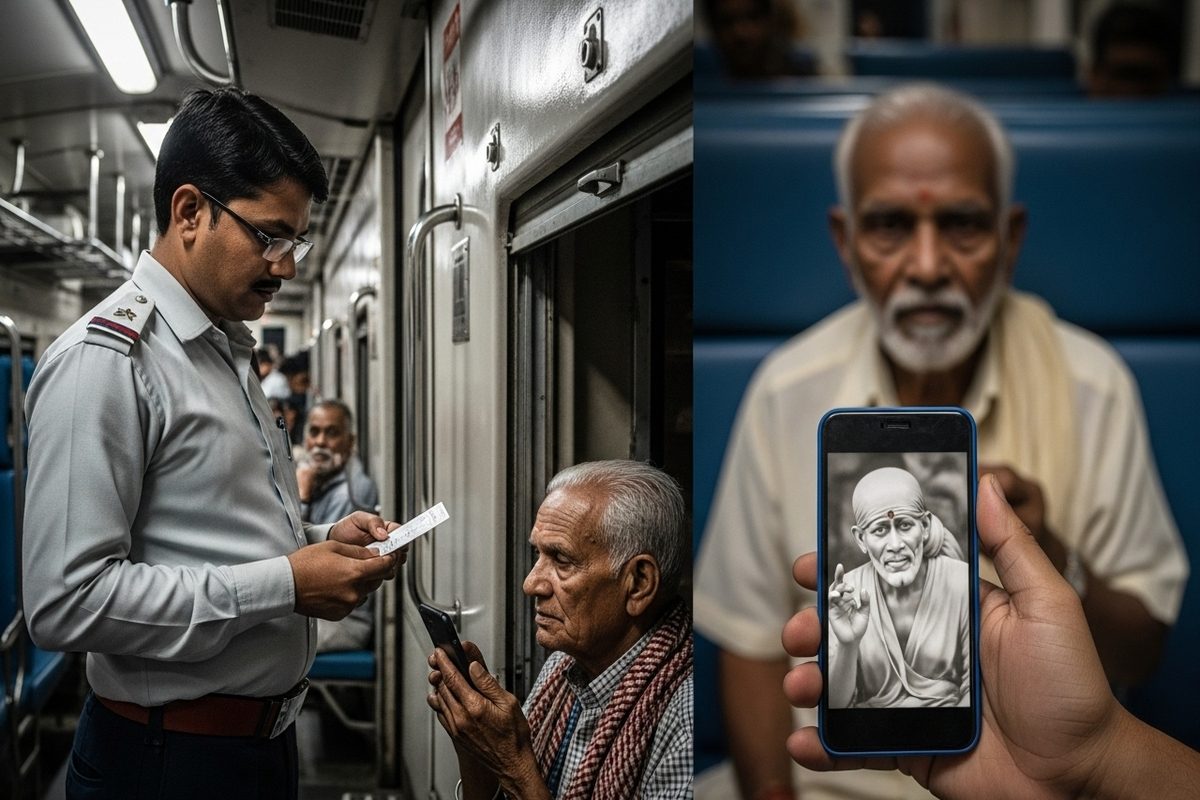 साहब... इनको जानते हो, मोबाइल पर दिखाई फोटो, TTE ने हाथ जोड़े, फिर जो हुआ....