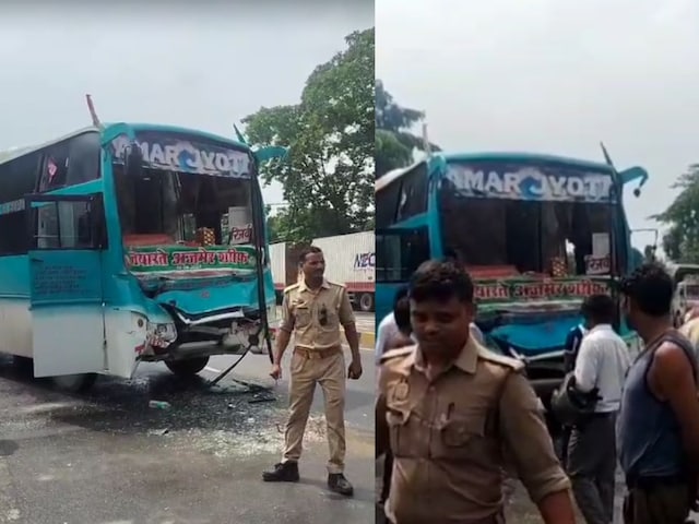 Kushinagar Accident: श्रद्धालुओं के बस की ट्रक से टक्कर, 22 घायल