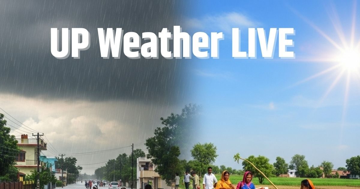 UP Weather Update Live: यूपी में आसमान से बरस रही राहत, जमीन पर बन गई ...