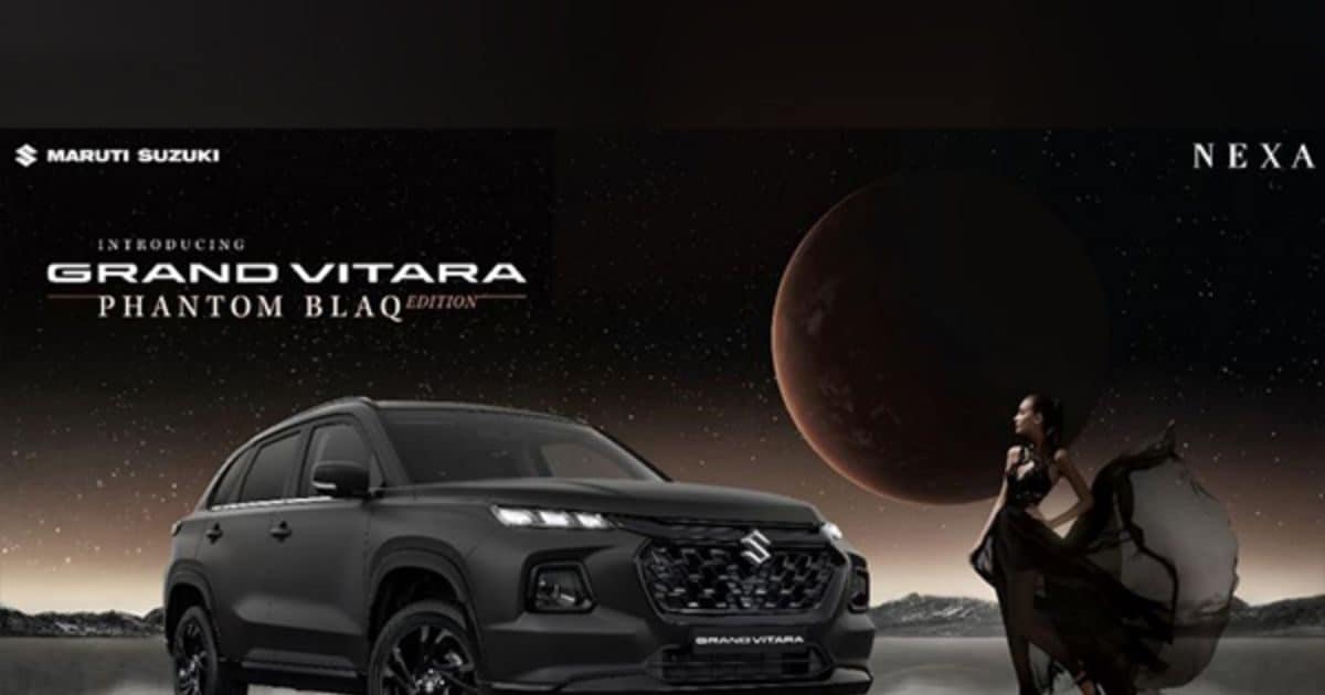 Maruti Suzuki Grand Vitara Phantom Black Edition curtains, learn complete details here