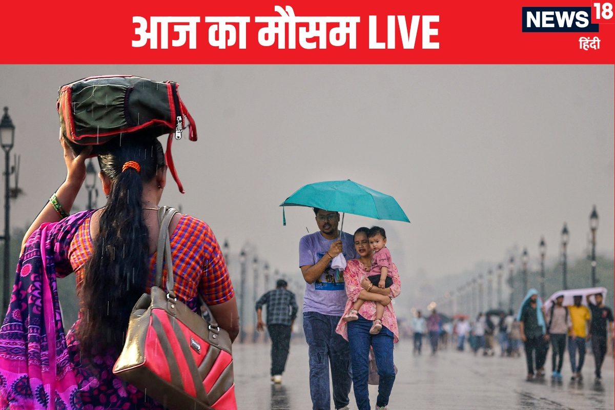 दिल्ली-NCR में रातभर जोरदार बारिश इन राज्यों के लिए IMD की वॉर्निंग