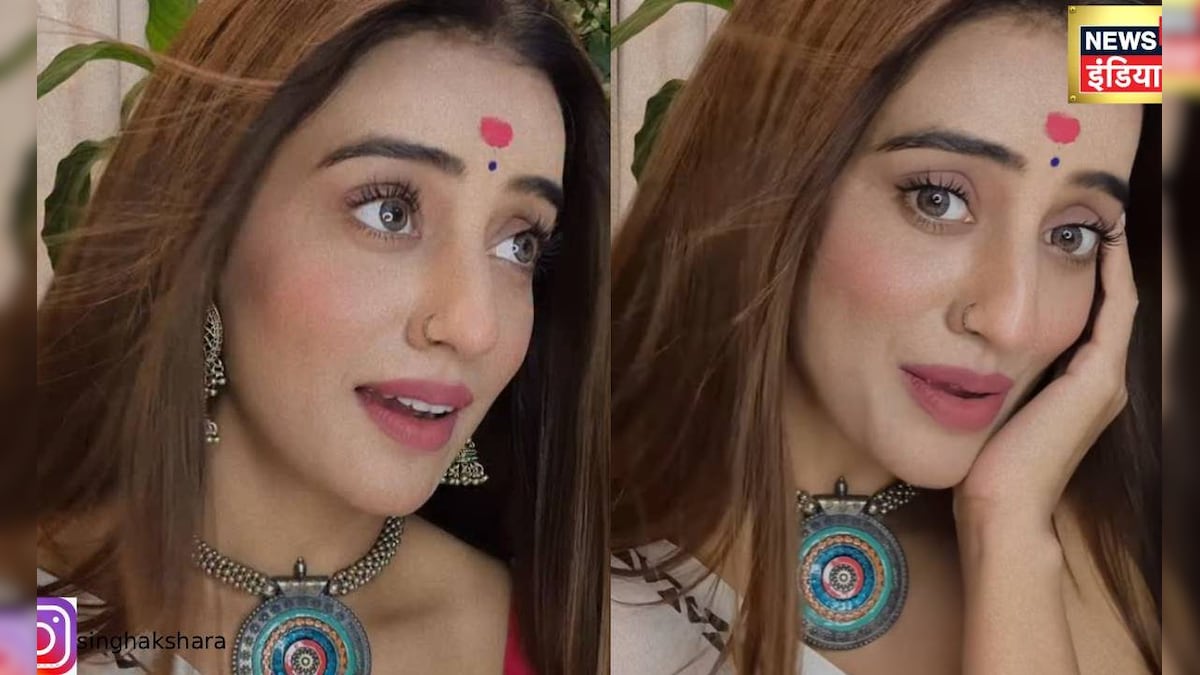 Akshara Singh sang Mata’s song absorbed in devotion, win heart