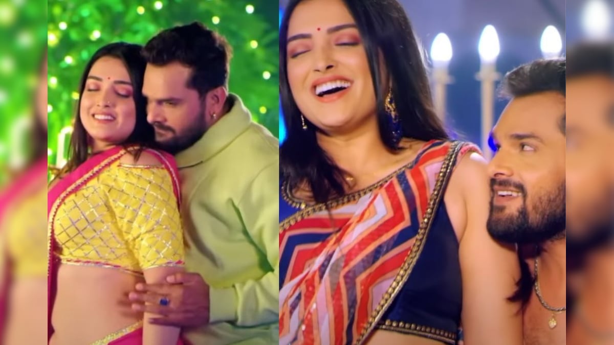 54 crore views with a ruckus, Khesari Lal Yadav performed romance on the bed, Amrapali Dubey said- ‘Buying Jai Raja Ji …’