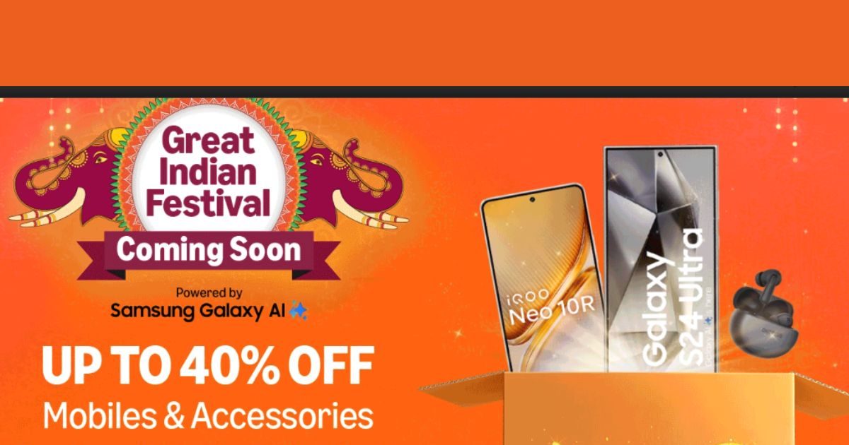 Tach – amazon great indian festival 2025 offers on samsung vivo oneplus iqoo 40 percent off know emi offers- अमेज़न Great Indian Festival सेल: सैमसंग, वनप्लस के प्रीमियम फोन से लेकर बजट फोन तक सब मिलेगा सस्ते में