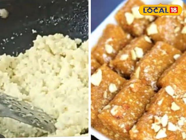 Curus left after extracting ghee from cream, make cashew katli collision sweets Curus left after extracting ghee from cream, make cashew katli collision sweets