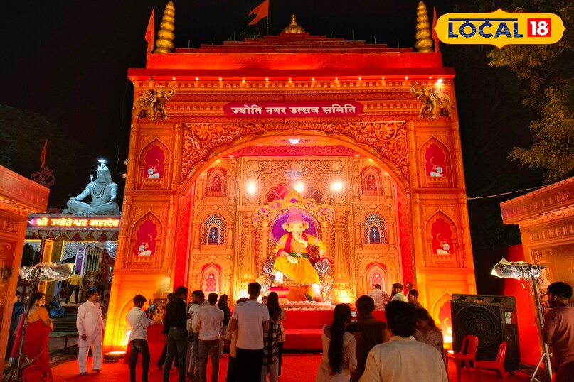 गणेश उत्सव, खरगोन के टॉप 5 गणेश पंडाल, खरगोन के प्रसिद्ध गणेश पंडाल, local18, khargone letest news, Madhya Pradesh hindi news 