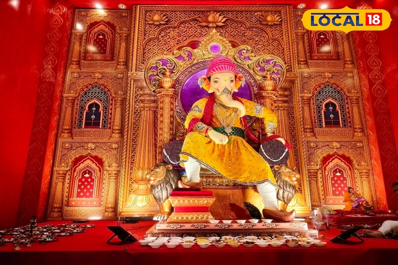 खरगोन के टॉप 5 गणेश पंडाल, खरगोन के प्रसिद्ध गणेश पंडाल, local18, khargone letest news, Madhya Pradesh hindi news 