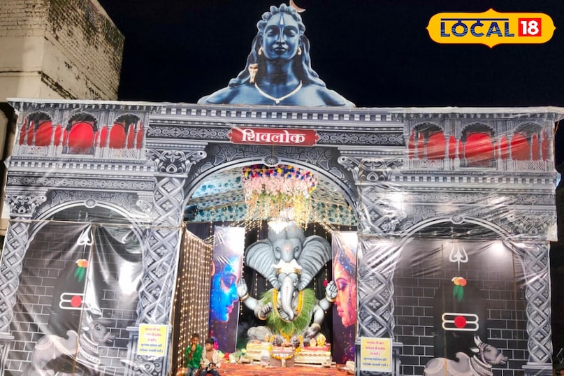 खरगोन के टॉप 5 गणेश पंडाल, खरगोन के प्रसिद्ध गणेश पंडाल, local18, khargone letest news, Madhya Pradesh hindi news 