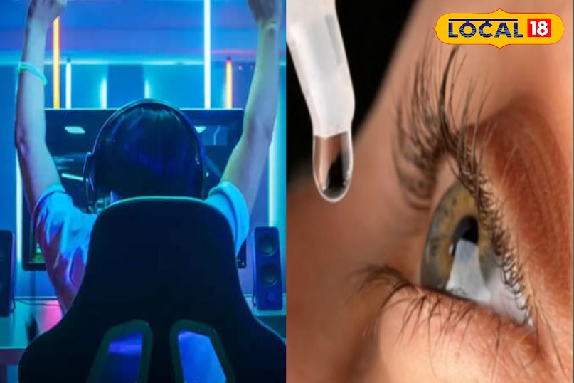 Screen pressure on the eyes
