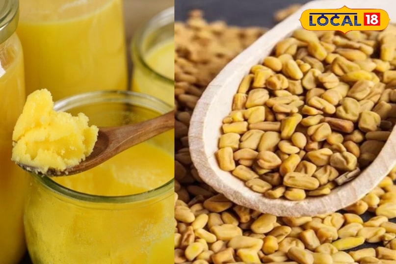 Desi ghee and fenugreek