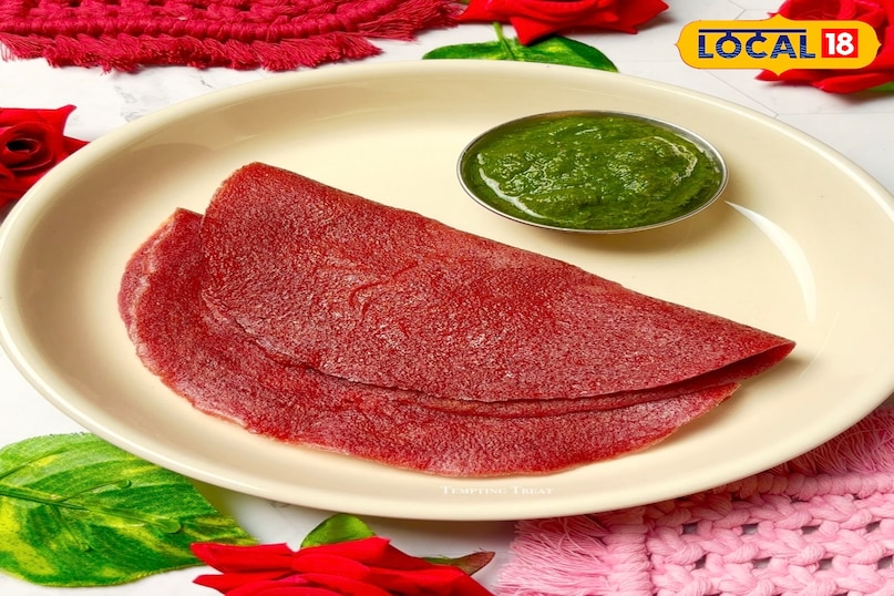 beetroot चीला 