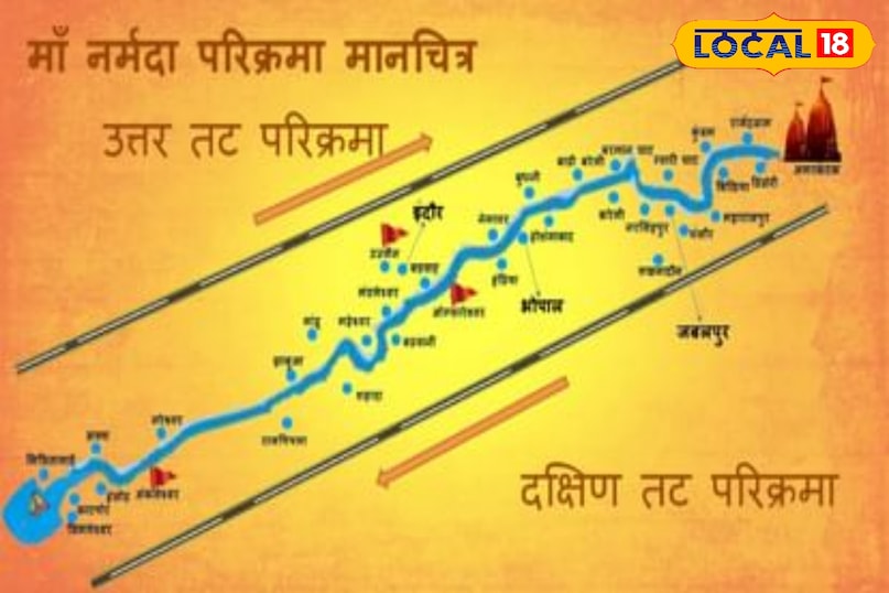 अमरकंटक नर्मदा उद्गम, नर्मदा परिक्रमा मार्ग विकास योजना, online narmda parikrama marg details, local18, khargone letest news, Madhya Pradesh hindi news, Narmada river, Mp govt अमरकंटक नर्मदा उद्गम, नर्मदा परिक्रमा मार्ग विकास योजना, online narmda parikrama marg details, local18, khargone letest news, Madhya Pradesh hindi news, Narmada river, Mp govt