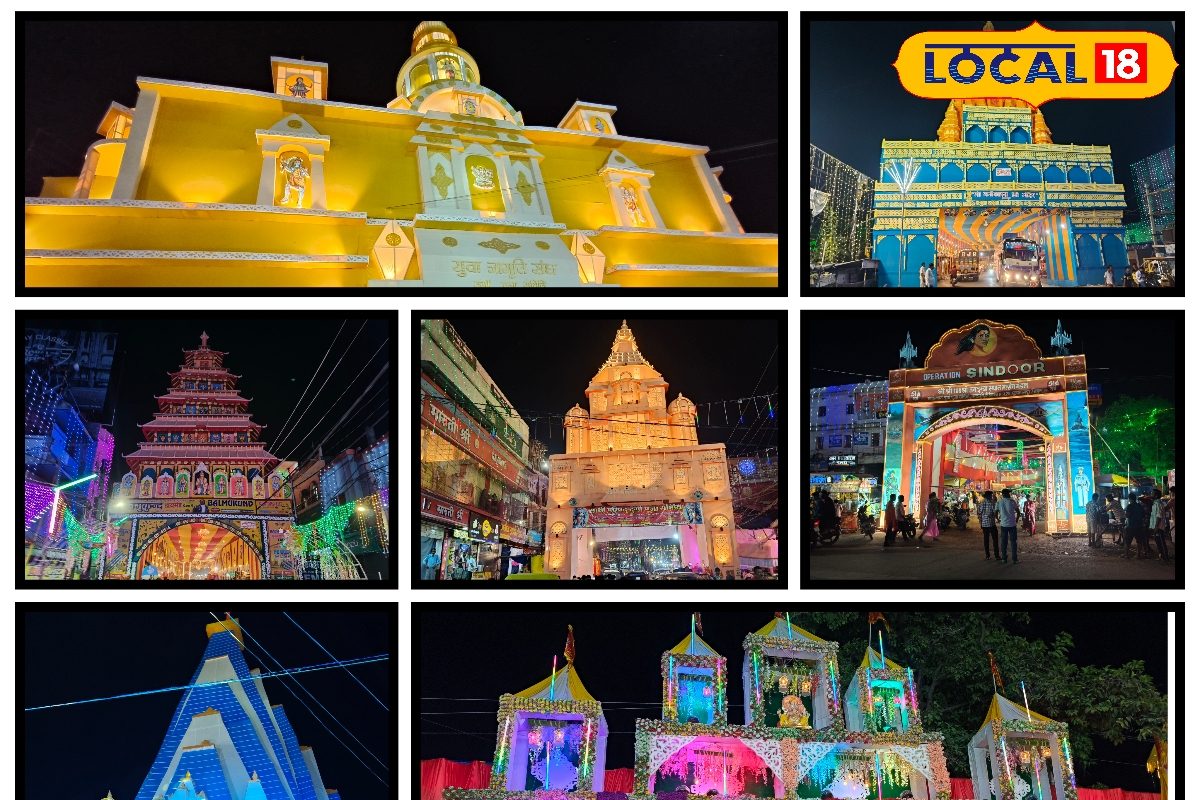 Muzaffarpur: बेहद भव्य हैं इस साल के दुर्गा पूजा पंडाल, मिल रही कोलकाता की झलक