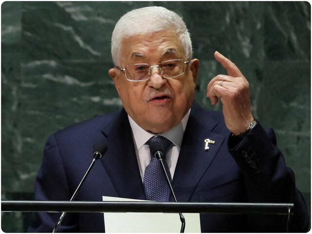 The President of Palestine lashed out at Hamas in UN The President of Palestine lashed out at Hamas in UN