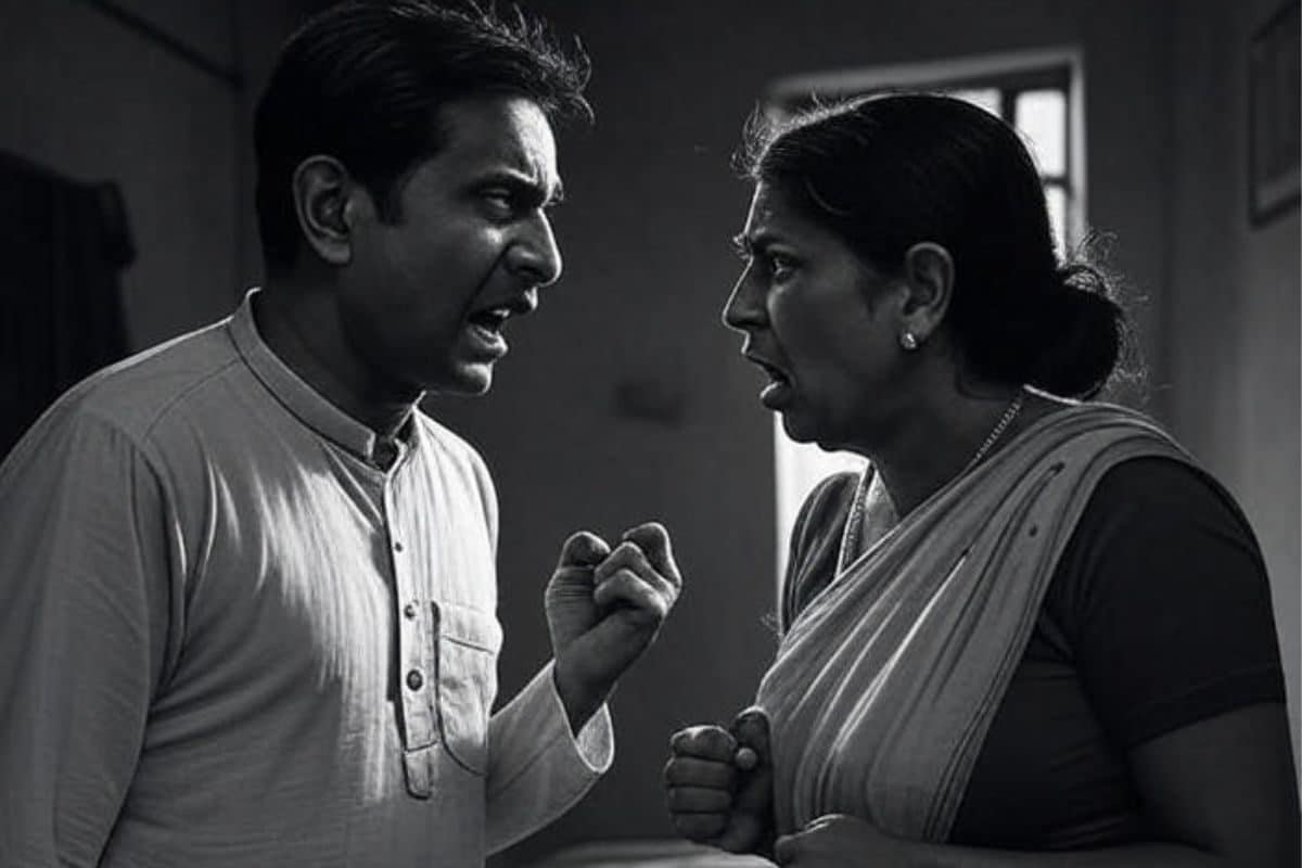 पत्नी ने गांव जाने के लिए नहीं दिए पैसे, गुस्सा गया पति, चादर से घोंट दिया...