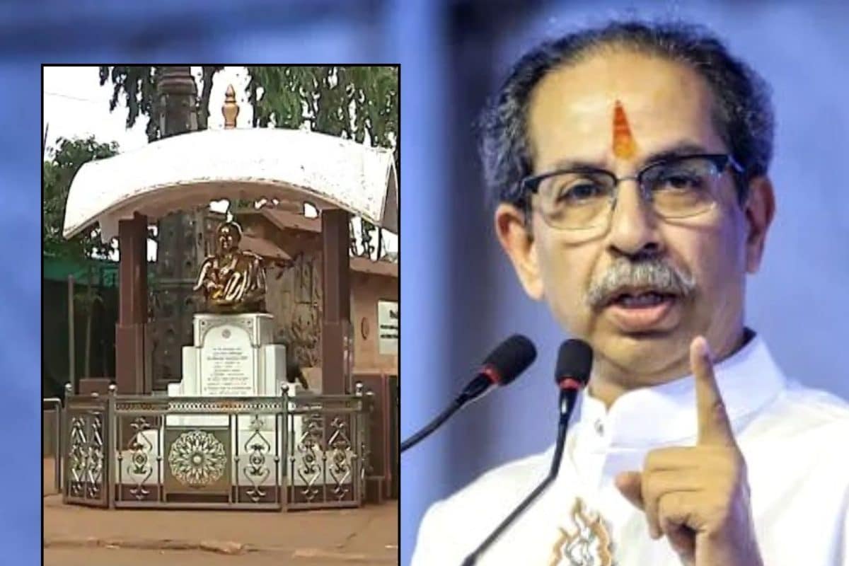 शिवाजी पार्क में सियासी तूफान… मीणाताई की प्रतिमा पर लाल रंग से बवाल