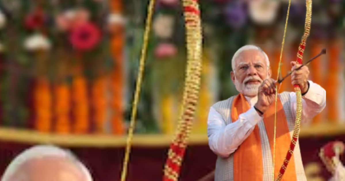 pm narendra modi why attended ravan dahan ceremony east delhi like mini ...