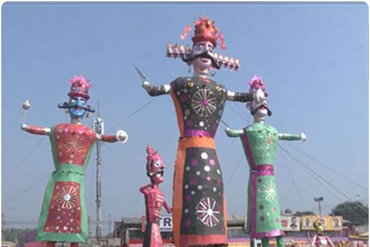 जम्मू-कश्मीर में 50 जगह जलेगा रावण मुस्लिम कारीगर दशकों से बना रहे पुतले
