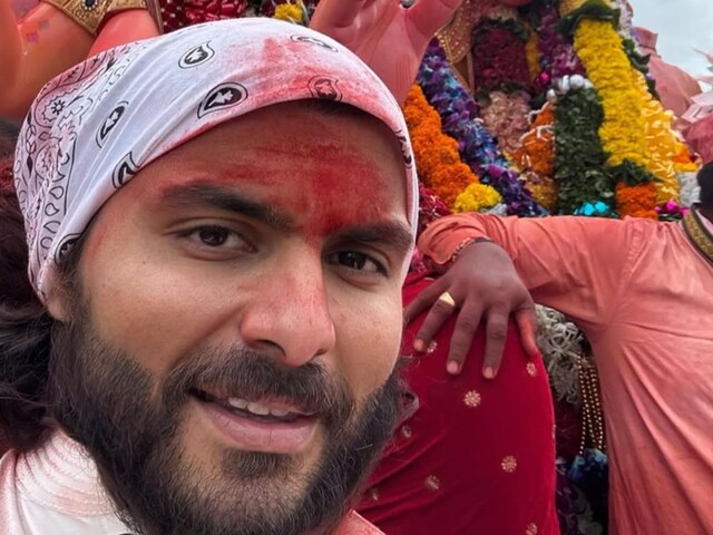 शिखर पहाड़िया ने 'लालबागचा राजा' को दी भावुक विदाई