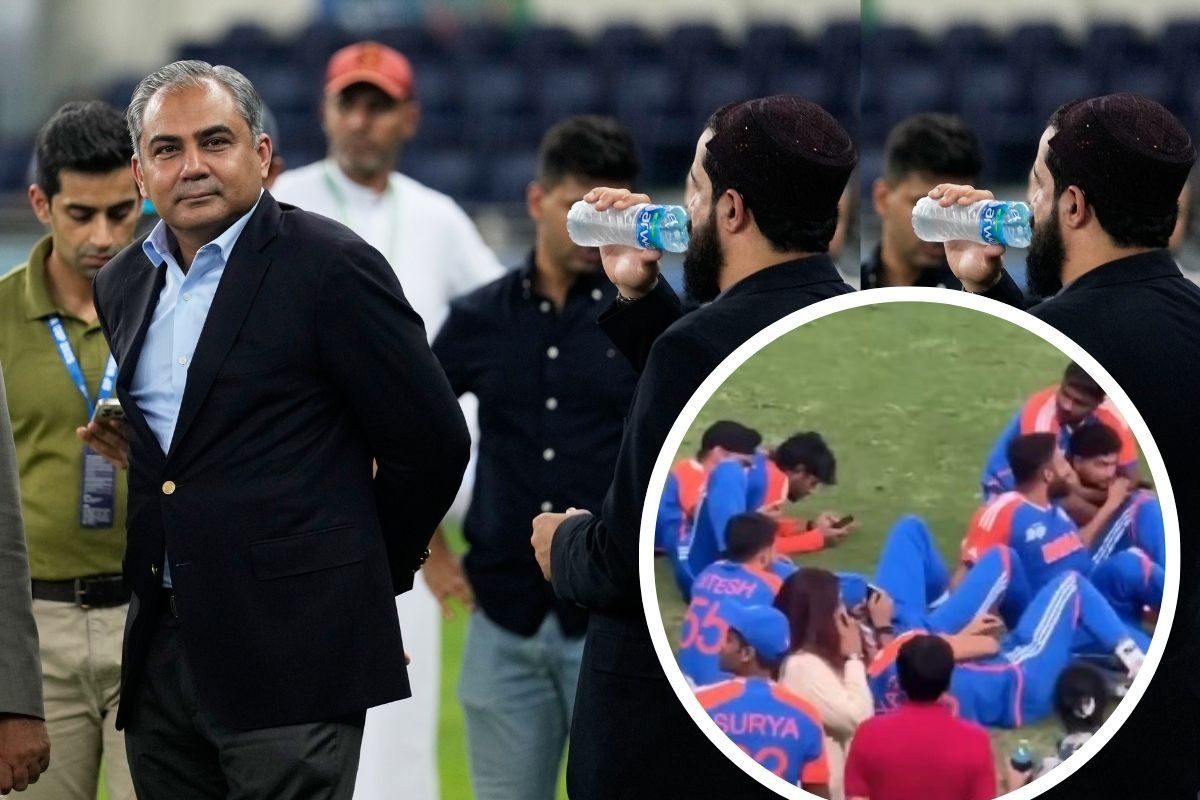 VIDEO: सामने जमीन पर लेटे मोबाइल चला रहे थे खिलाड़ी, नहीं लेने गए ट्रॉफी