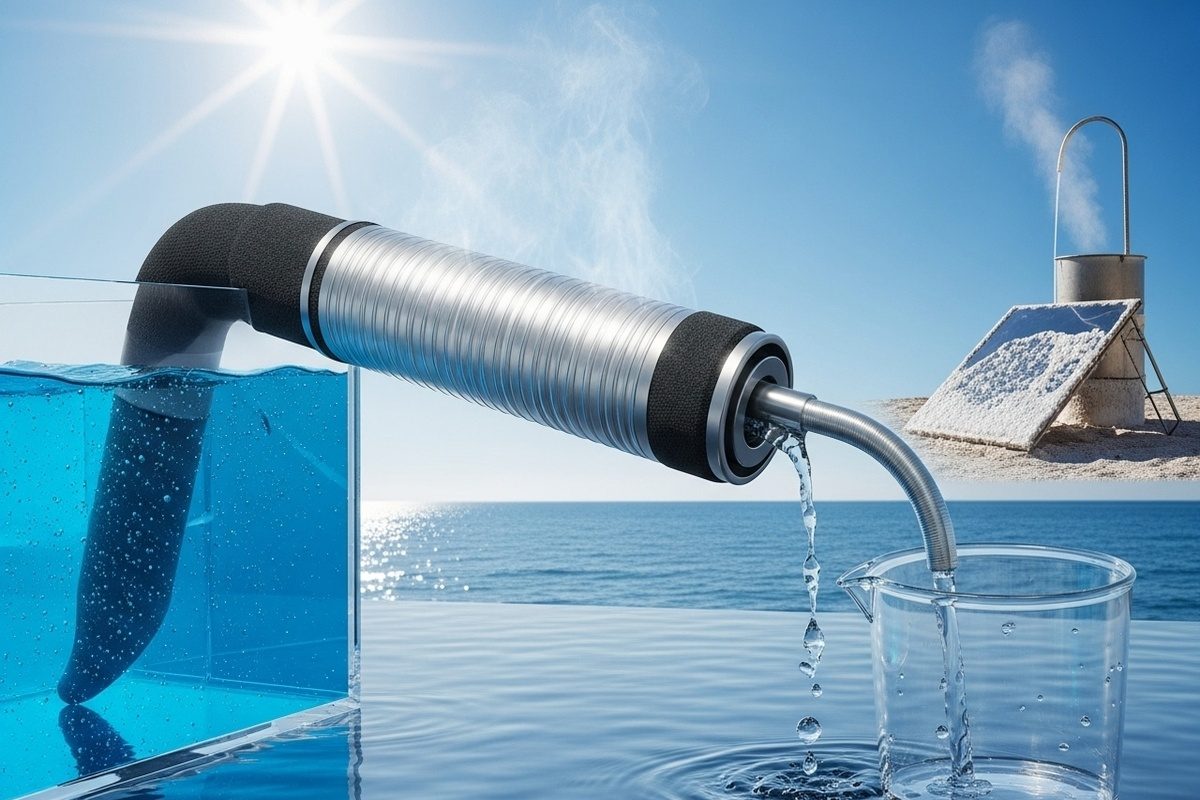 समुद्र का खारा जल अब बनेगा मीठा! नई तकनीक से हर घंटे में 6 लीटर पीने-लायक पानी