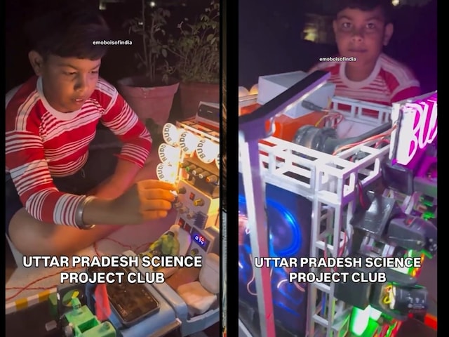 Children made such DJ in science project, will forget the music system of the procession Children made such DJ in science project, will forget the music system of the procession