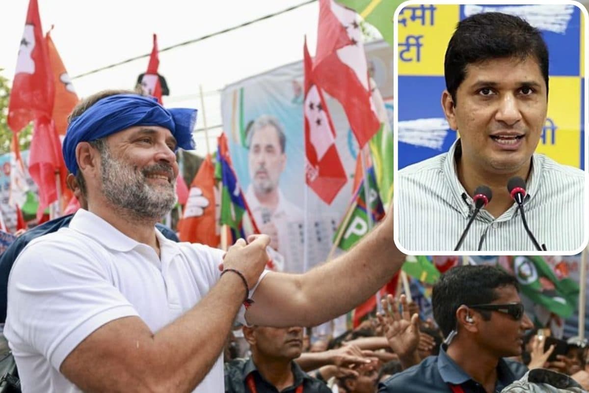 बिहार में झंडा उठाने वाला कार्यकर्ता RJD का लेकिन मार्केटिंग राहुल गांधी की