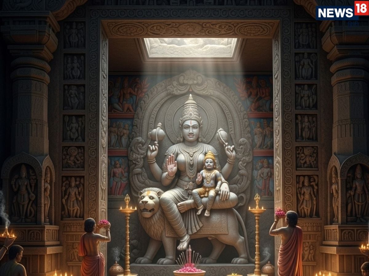 Shardiya Navratri day 6 maa skanda mata puja