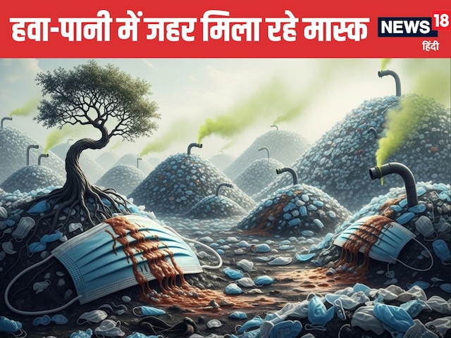 Millions of masks were thrown during Kovid! Now time bomb is being made for health