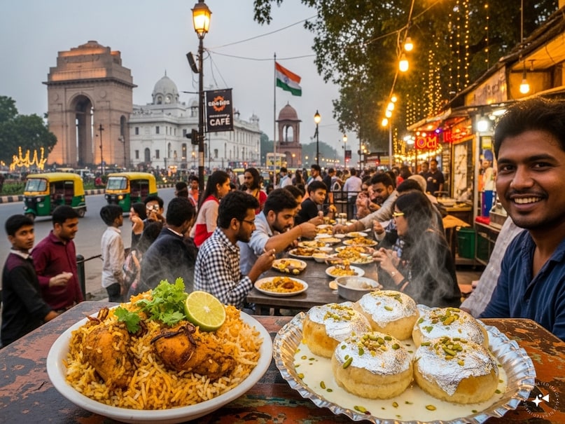 Delhi night food