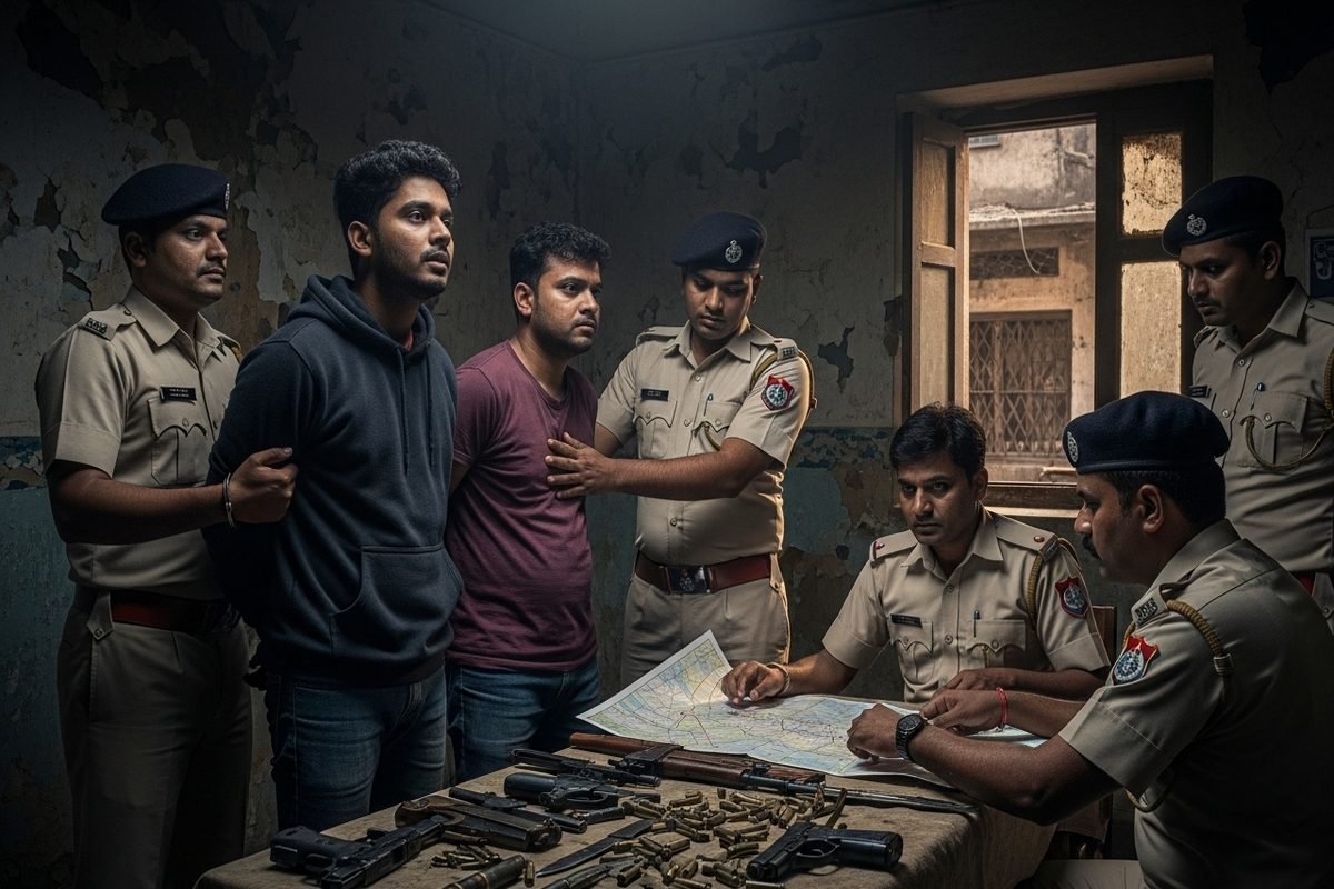 Motihari: बिहार पुलिस ने अपराध करने से पहले दो को दबोचा, बड़ी वारदात टली